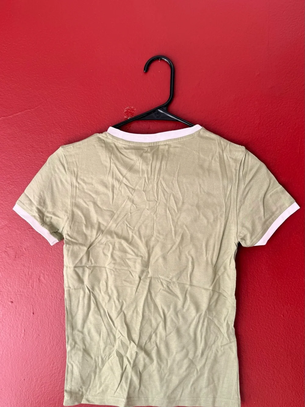 Jack Wills Sage Green Ringer T-Shirt US 2 UK 6 | BNWT